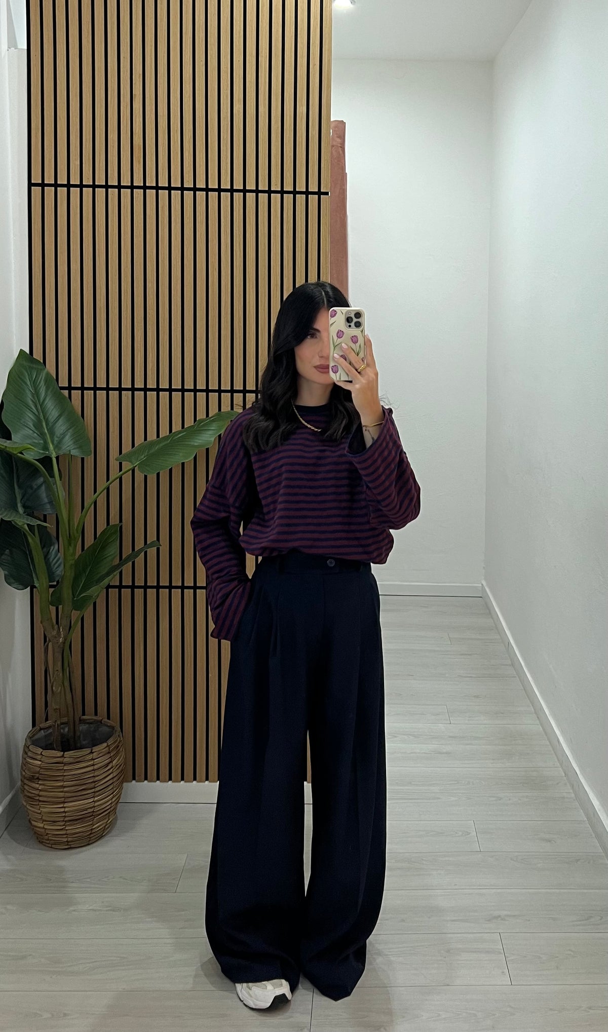 LONG SLEEVE RIGHE BORDEAUX
