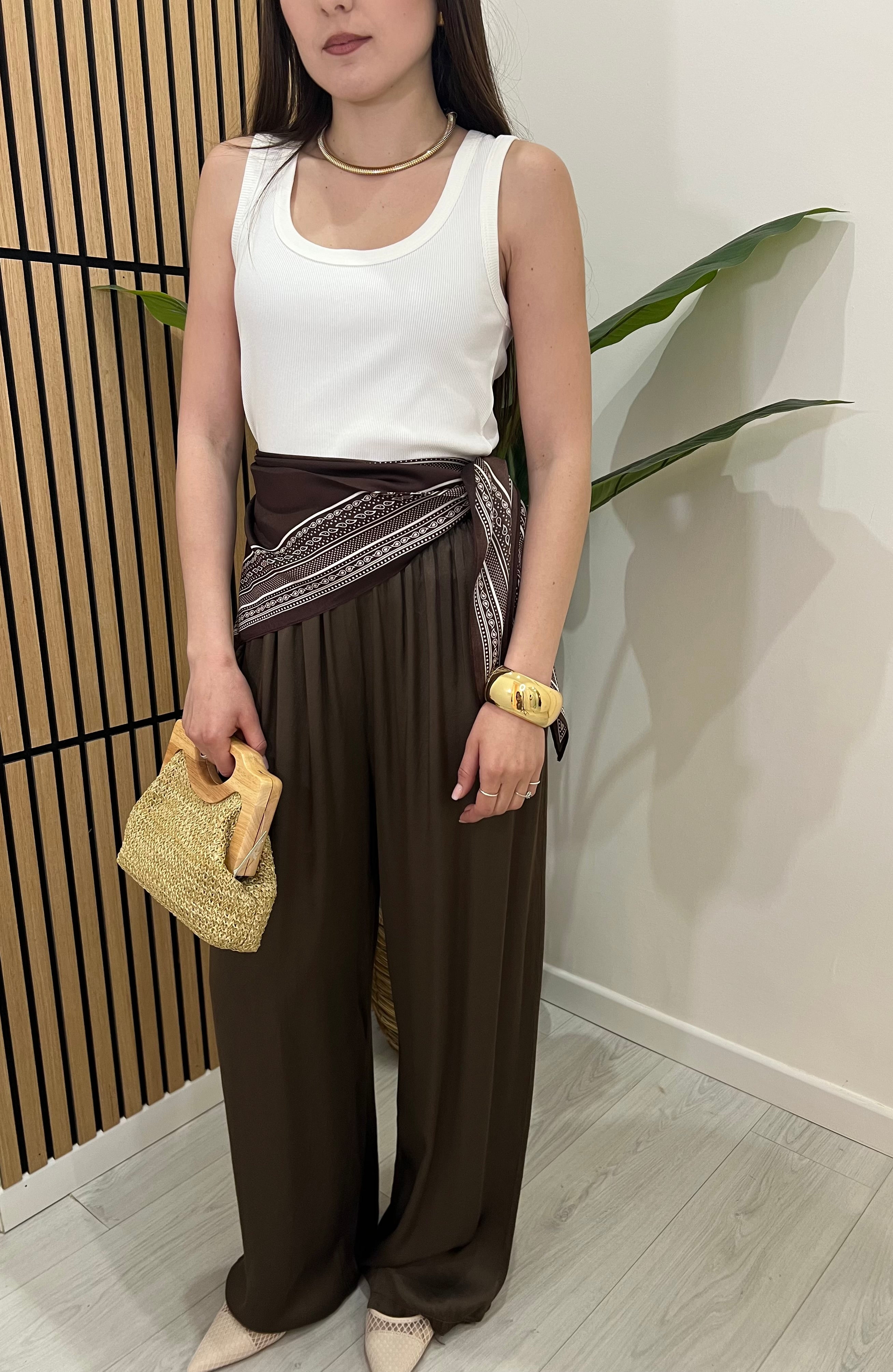 PANTALONI SATIN