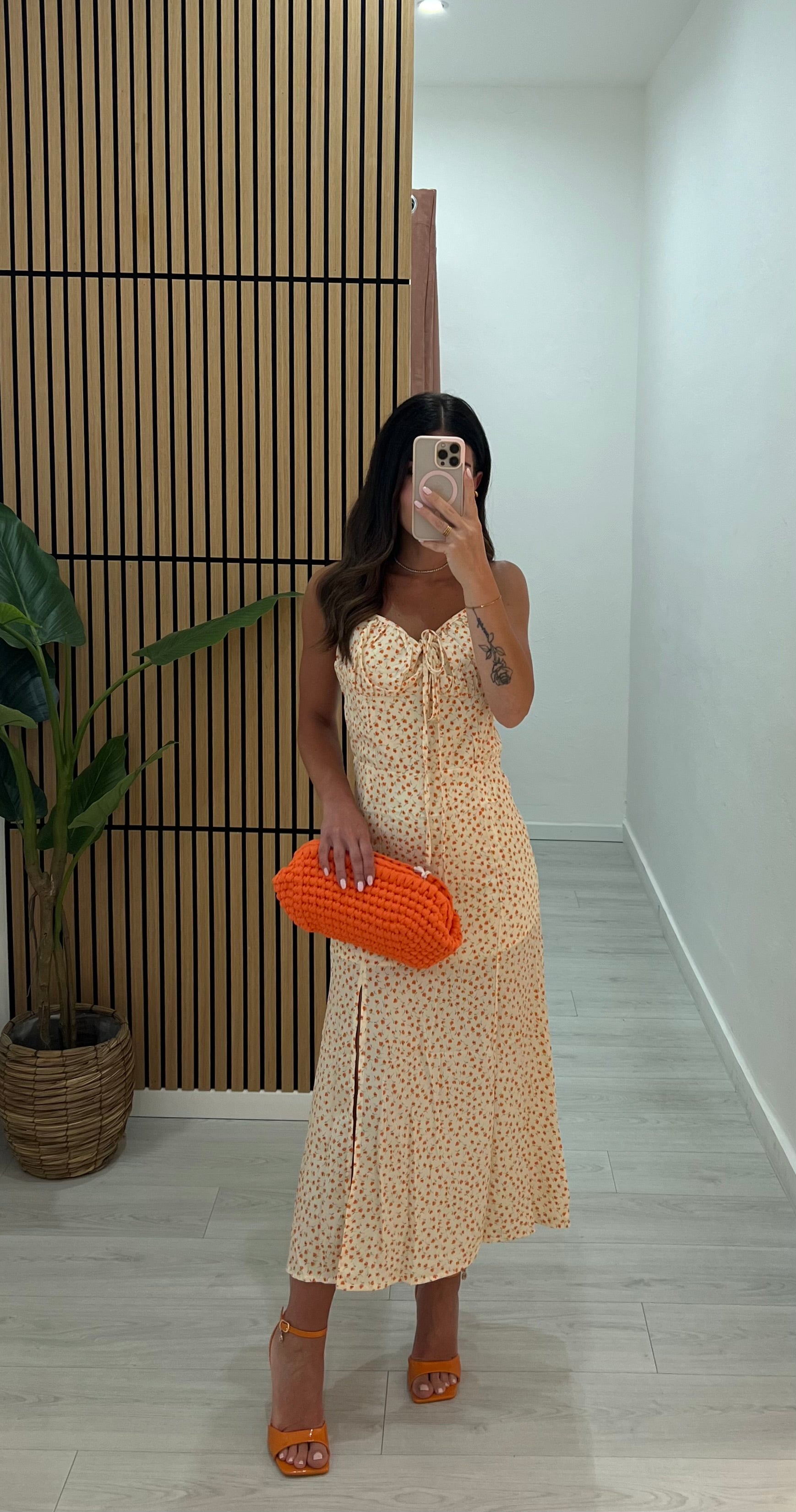 DRESS MIDI FLOWER