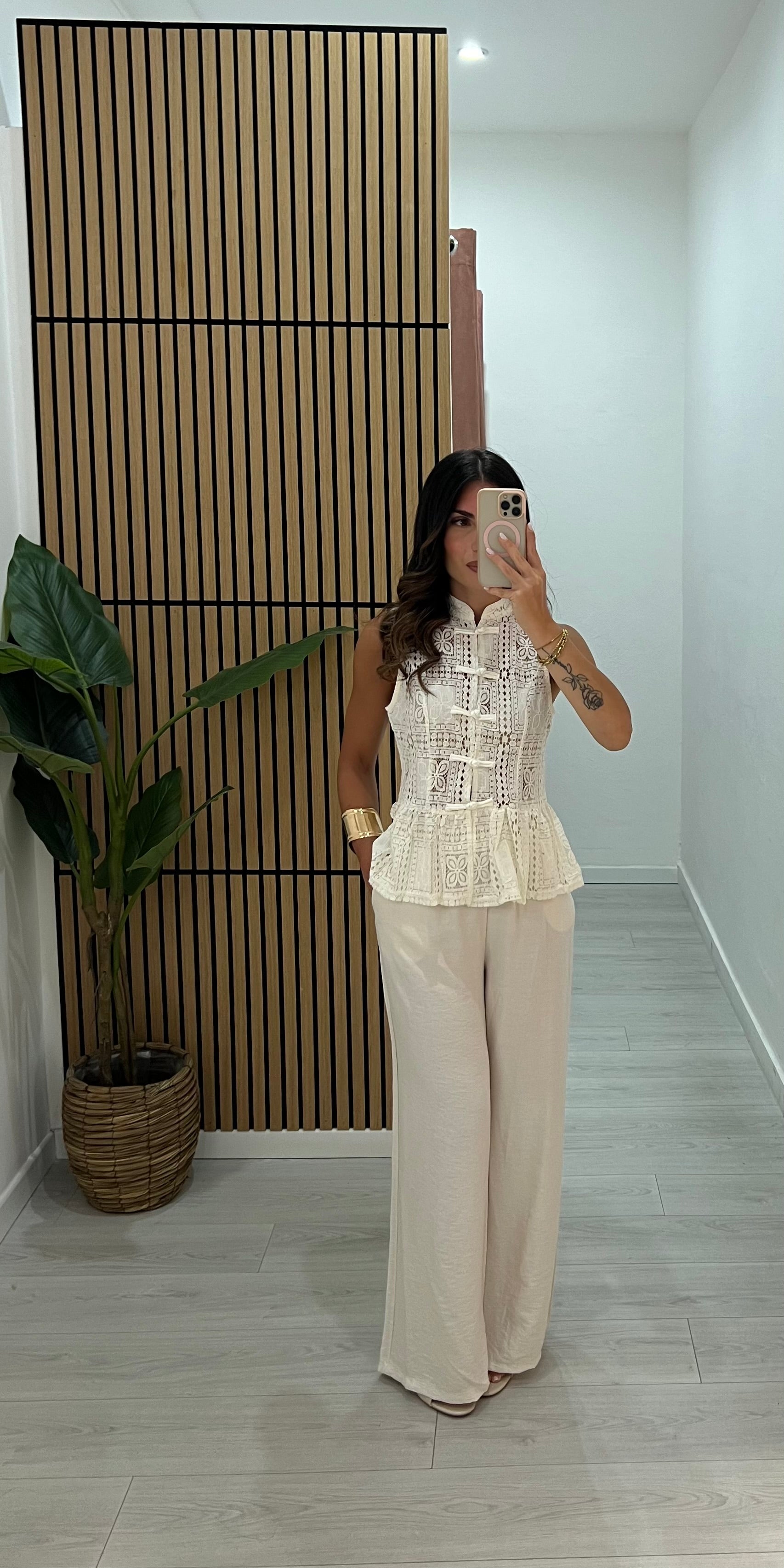 TOP ALAMARI PIZZO