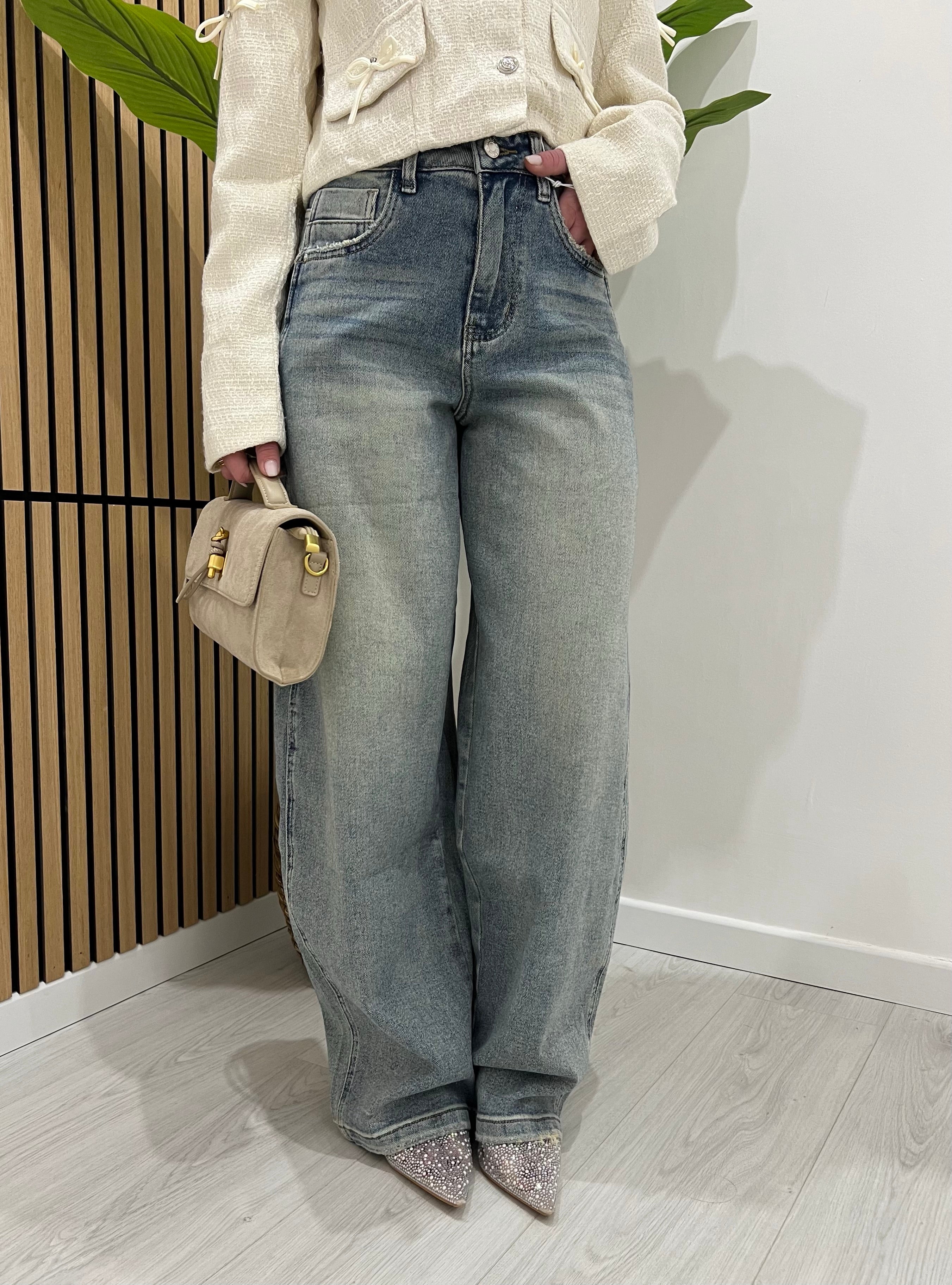 JEANS BAGGY SABBIATO