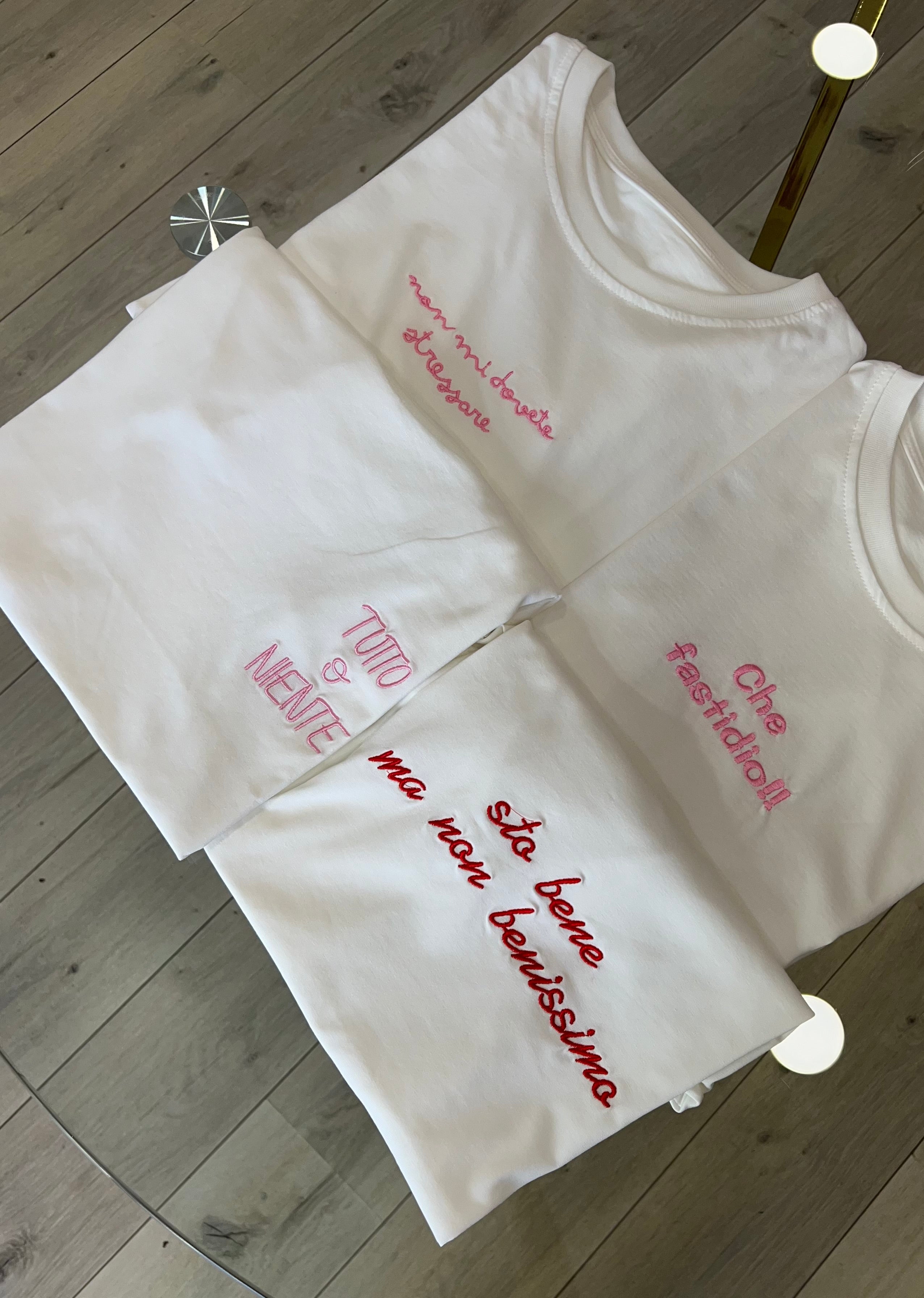 T SHIRT NON MI DOVETE STRESSARE