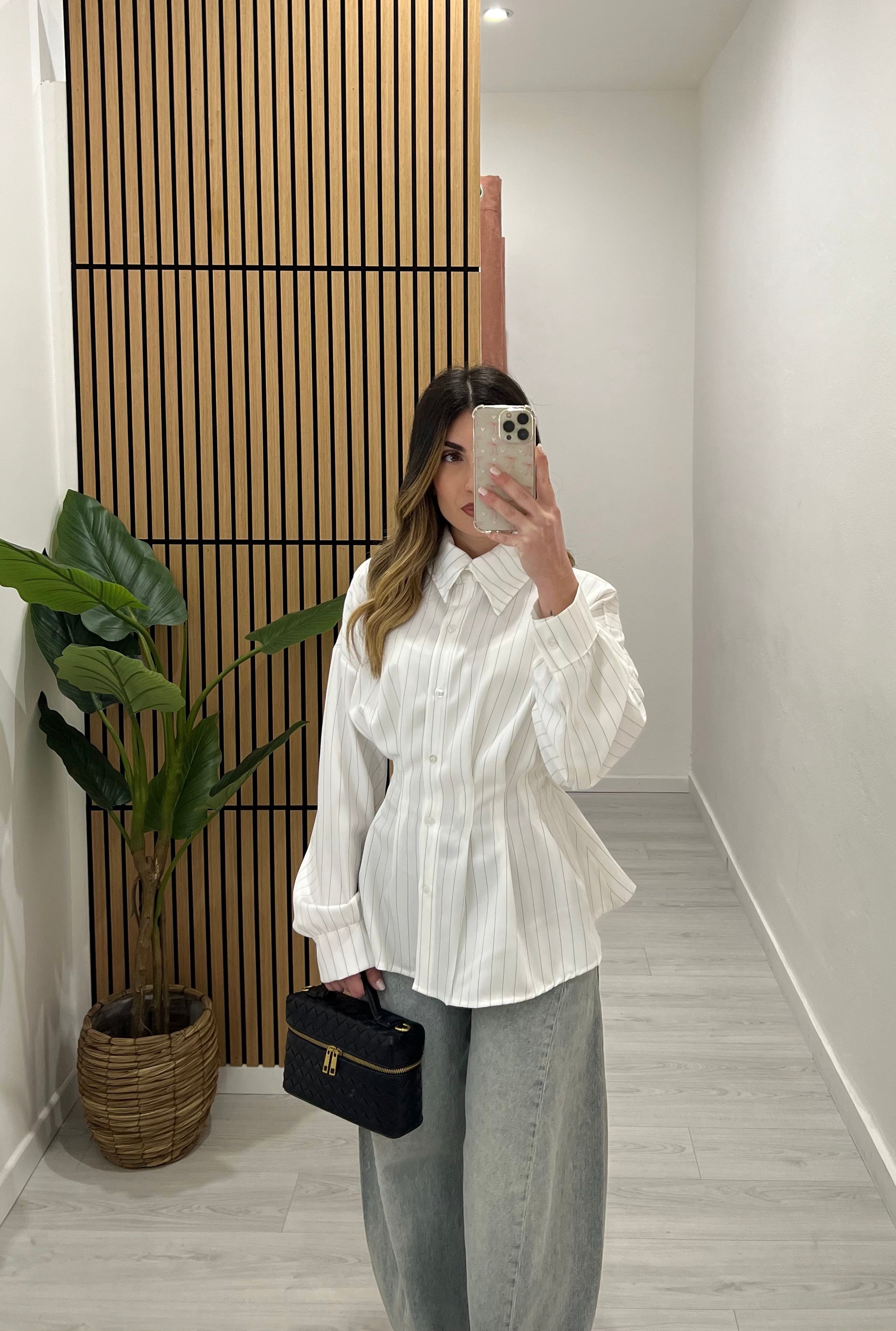 CAMICIA GESSATA BIANCA