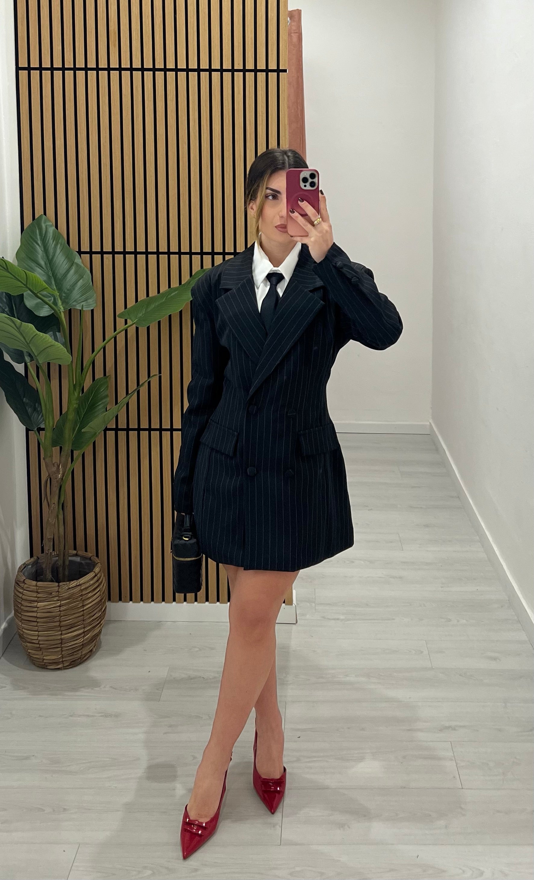 ABITO BLAZER GESSATO