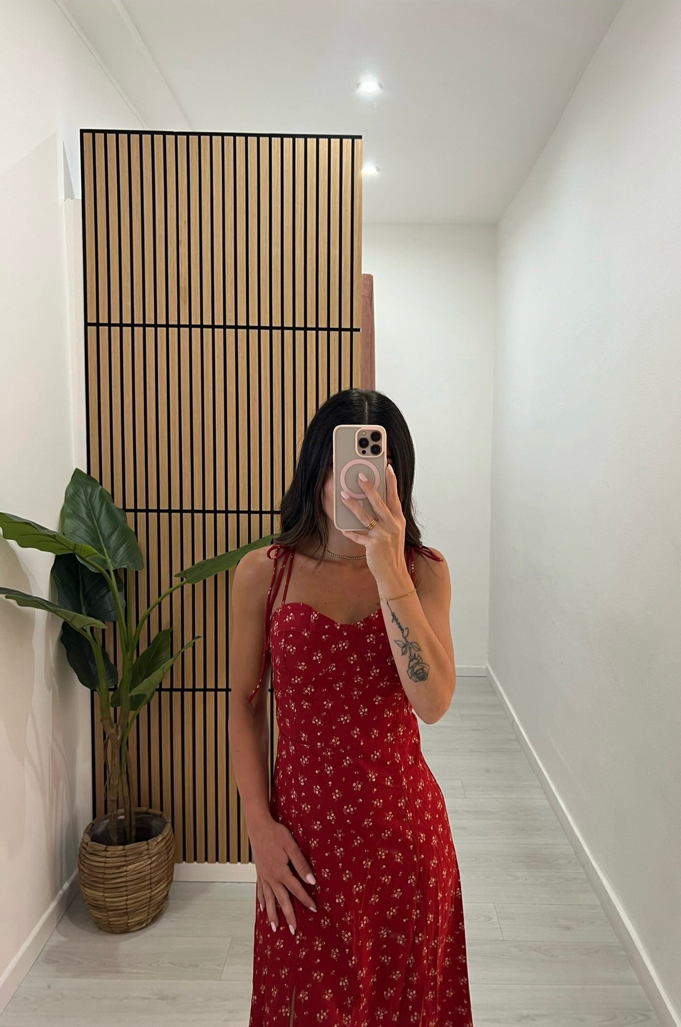 DRESS MIDI FLOWER
