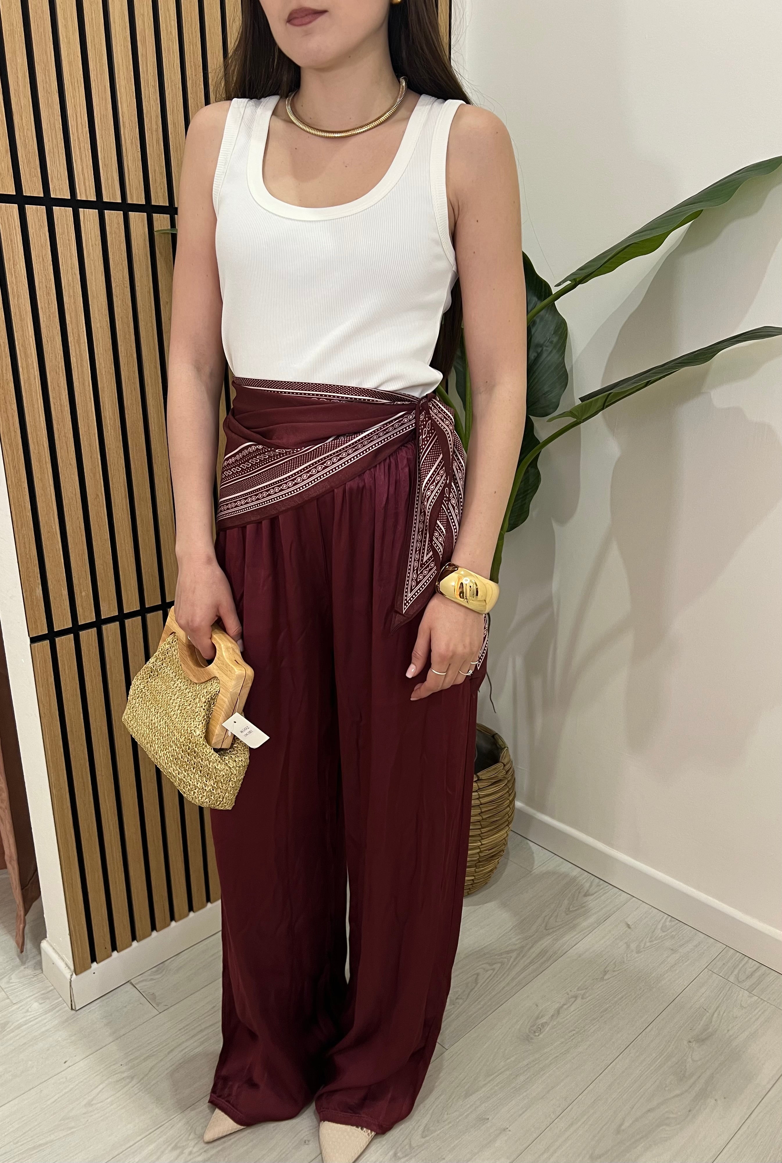 PANTALONI SATIN