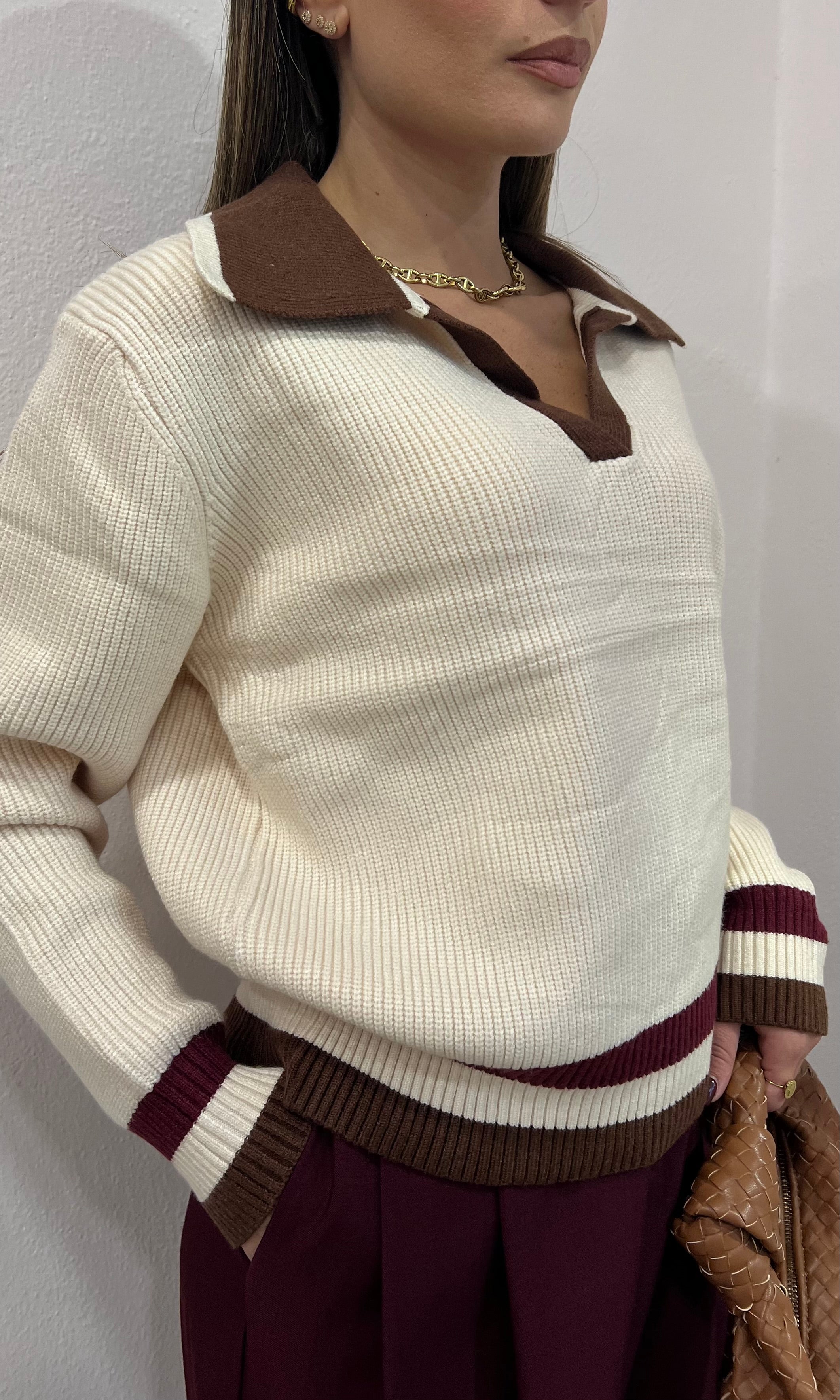 Pull Ralph Marrone/Bordeaux