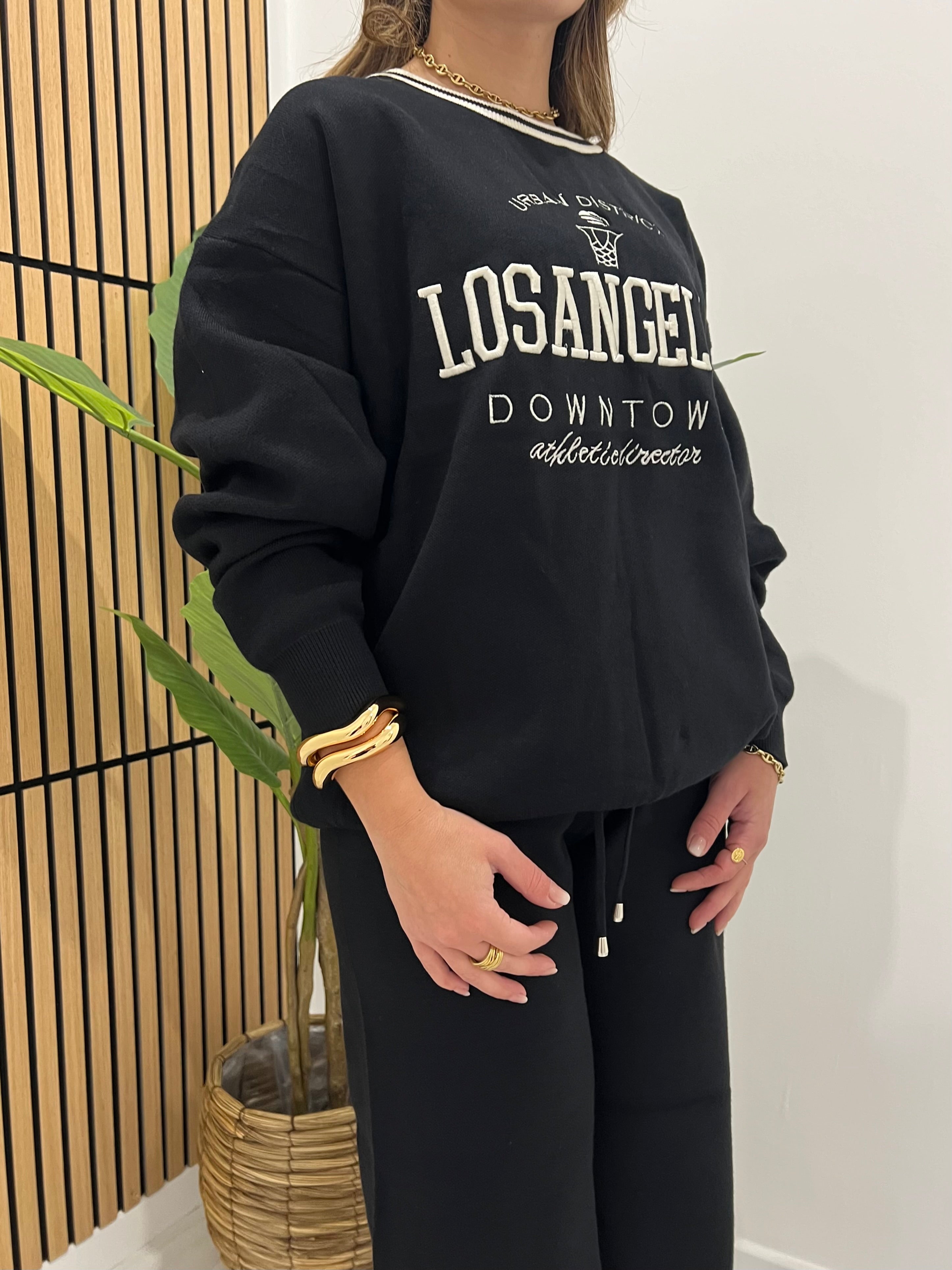 COORDINATO COLLEGE NERO