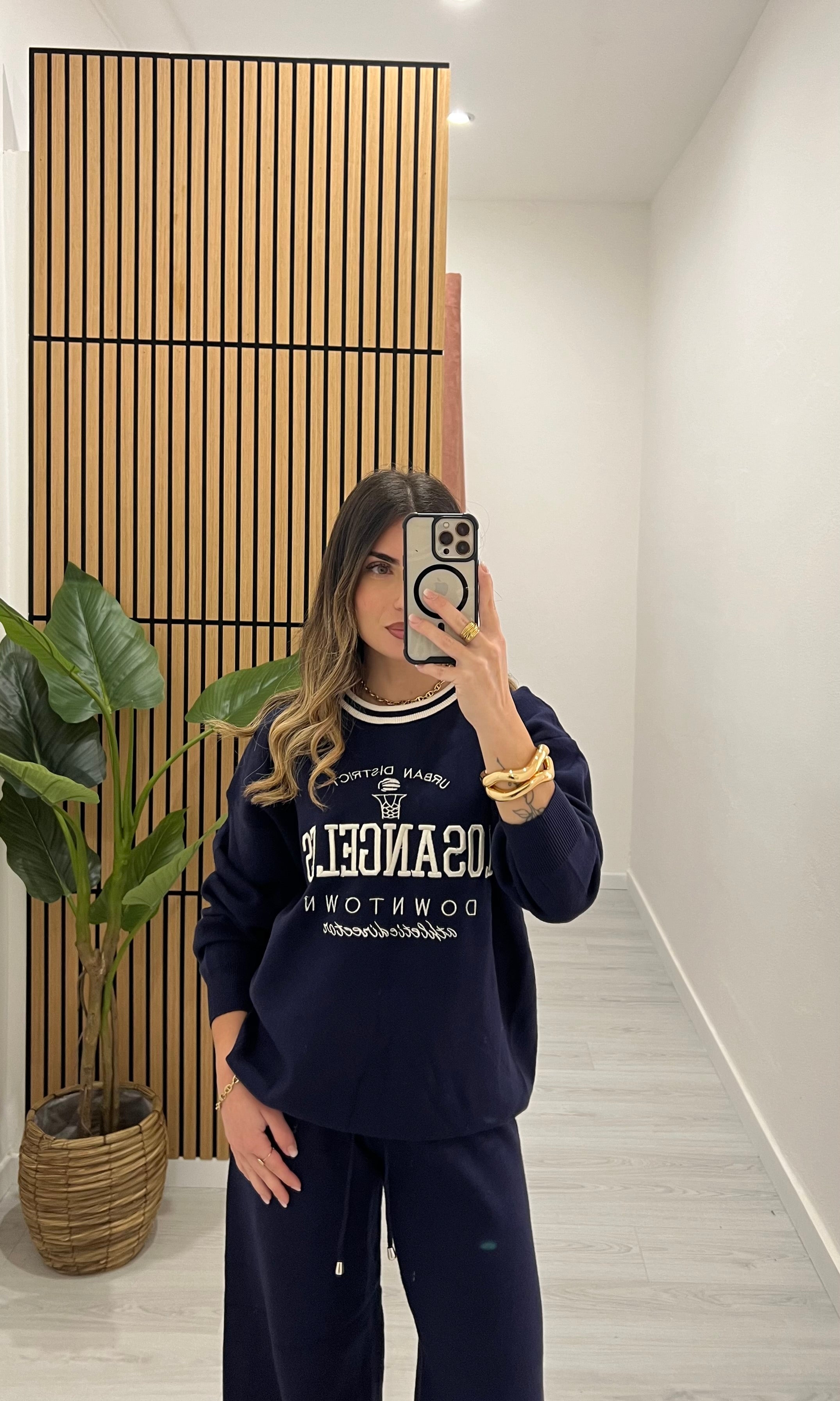 COORDINATO COLLEGE BLU