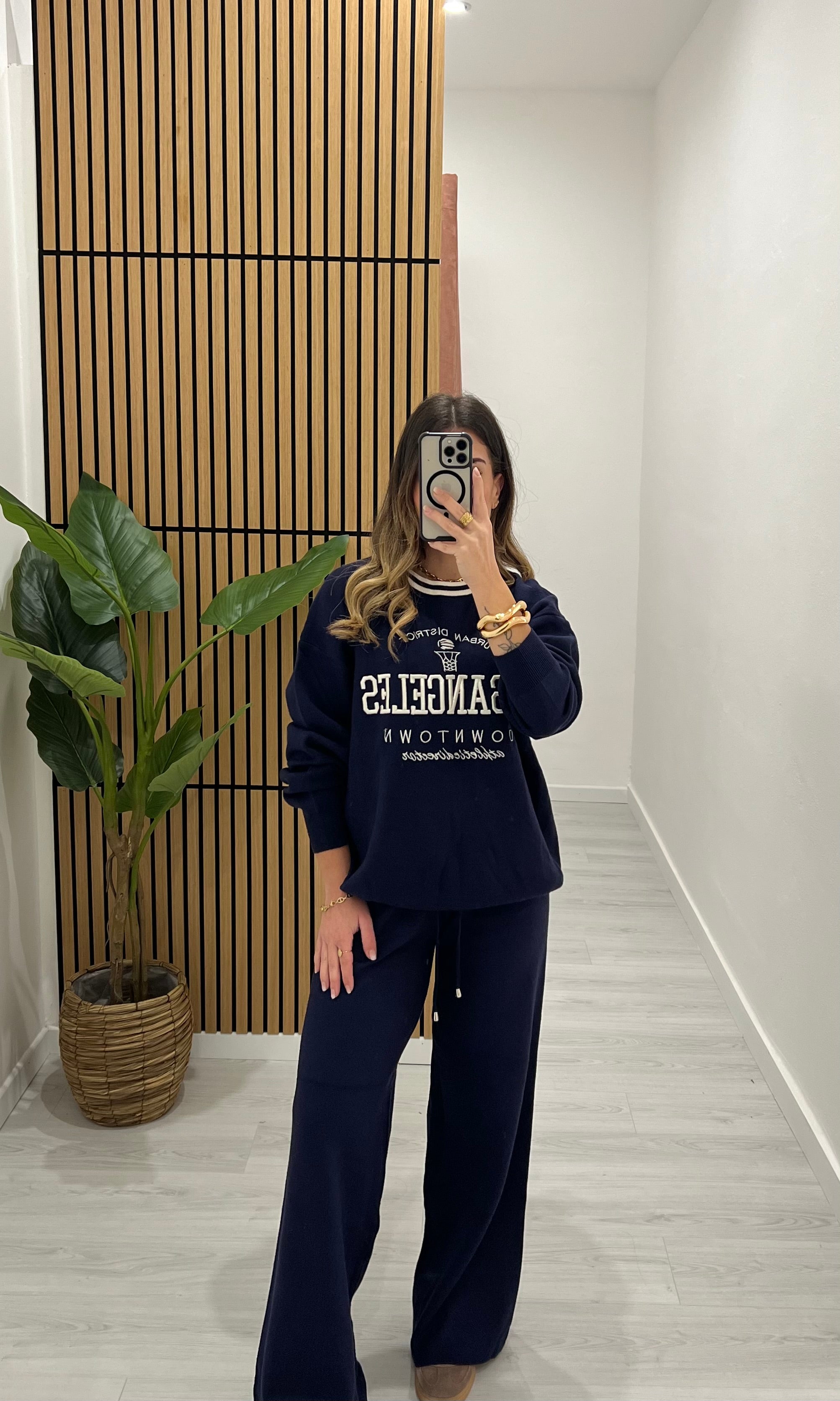 COORDINATO COLLEGE BLU