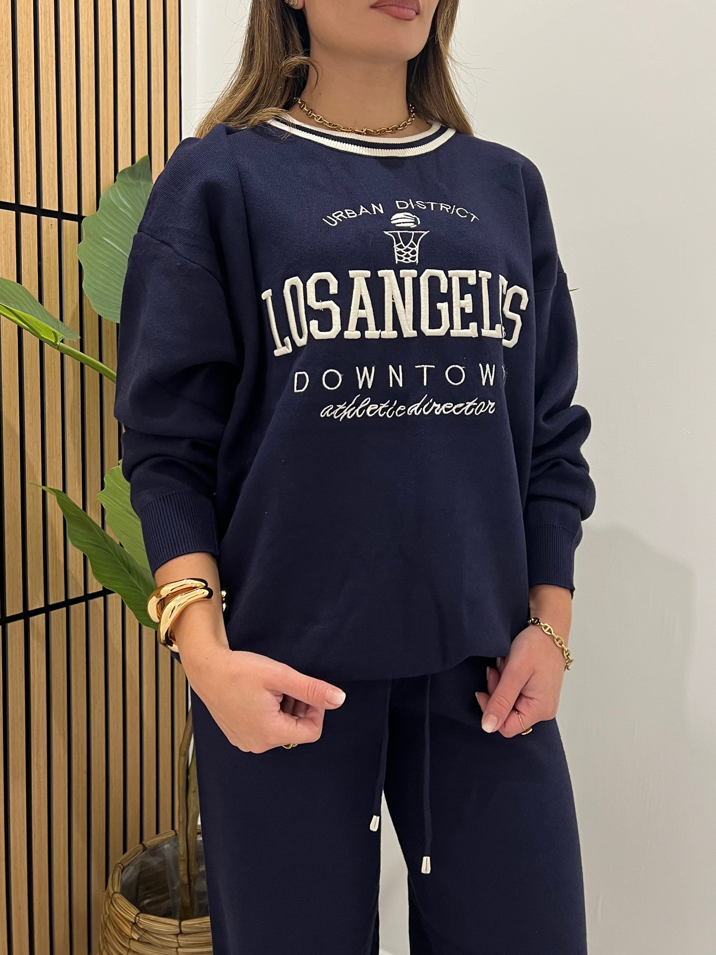 COORDINATO COLLEGE BLU