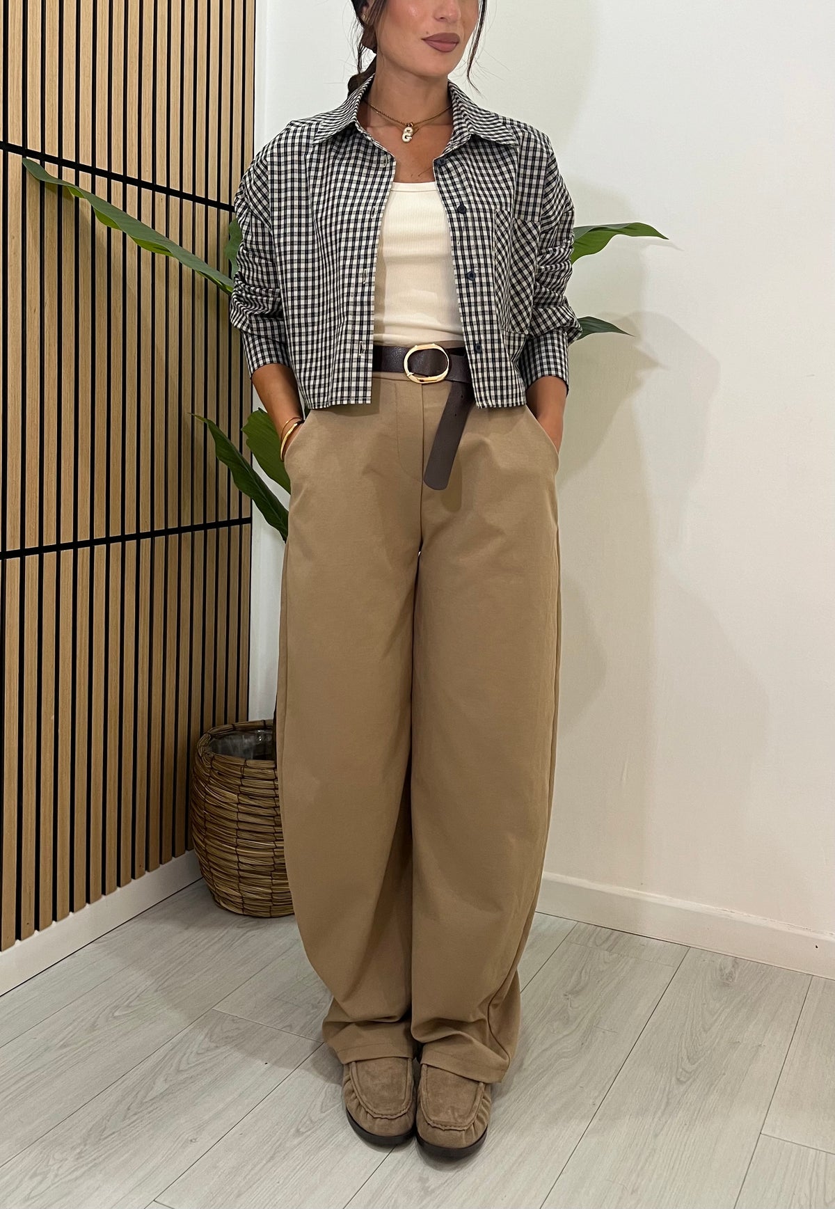 PANTALONI BALLON CINTURA