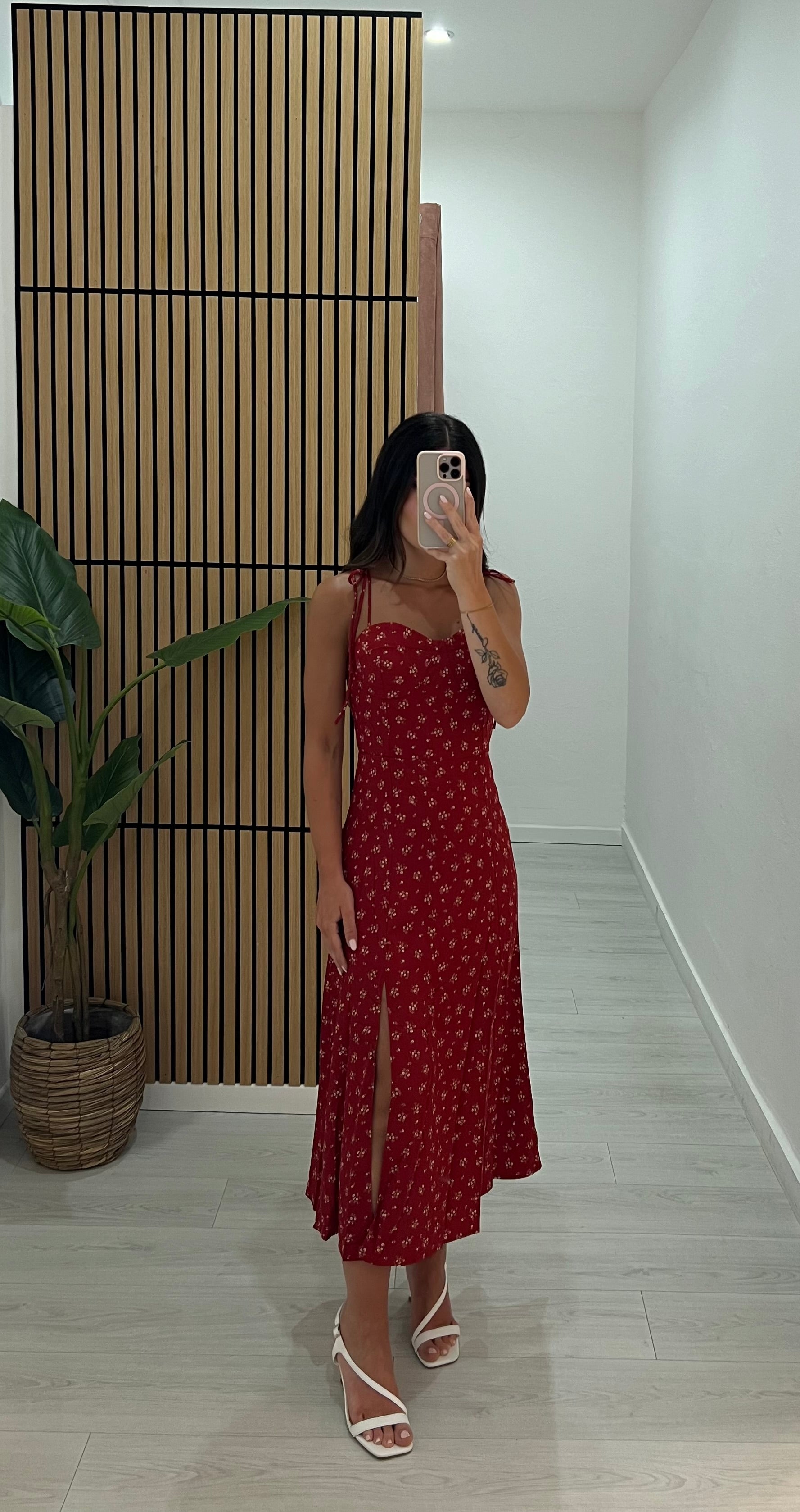 DRESS MIDI FLOWER