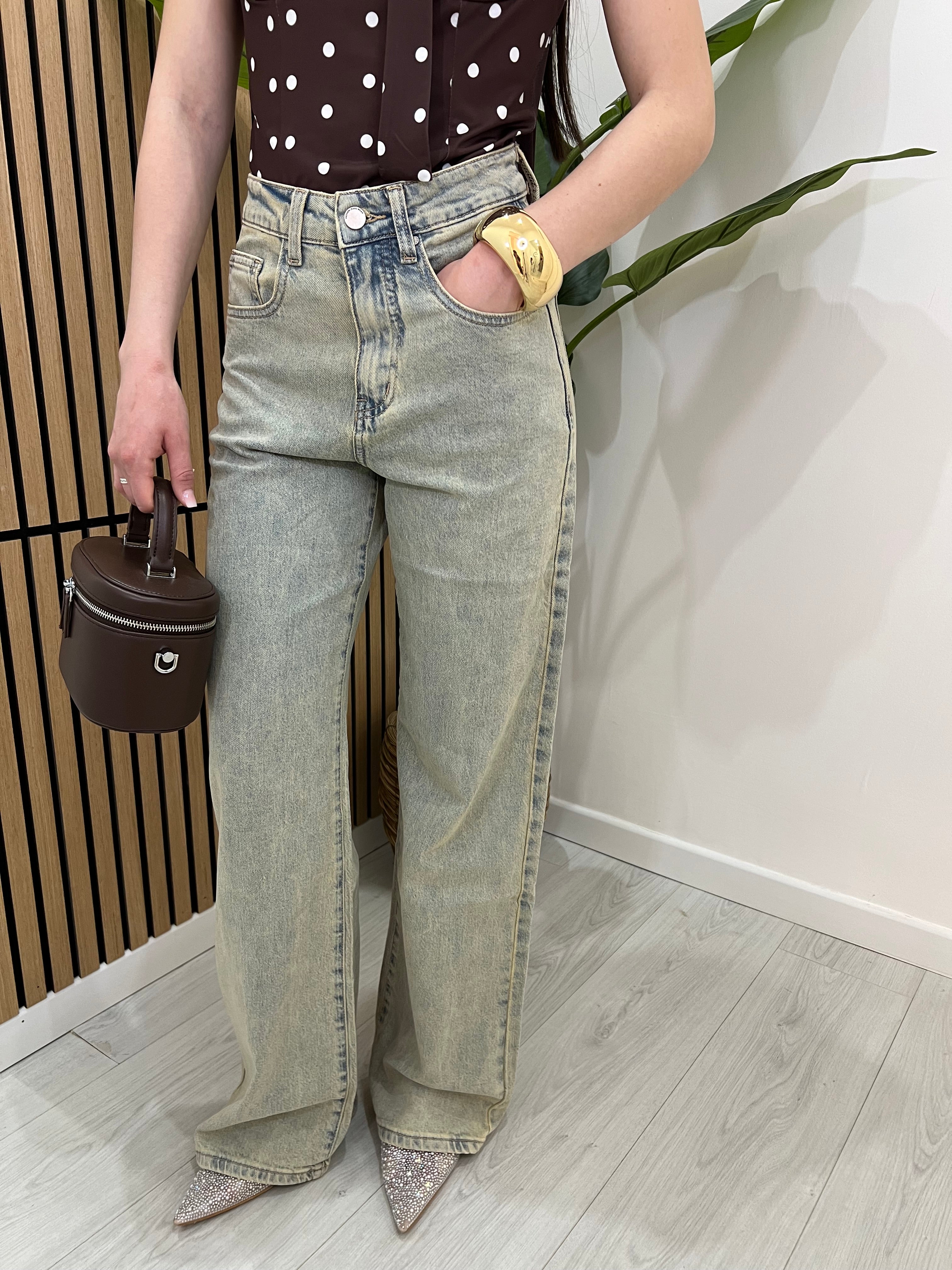 JEANS STRAIGHT SABBIATO