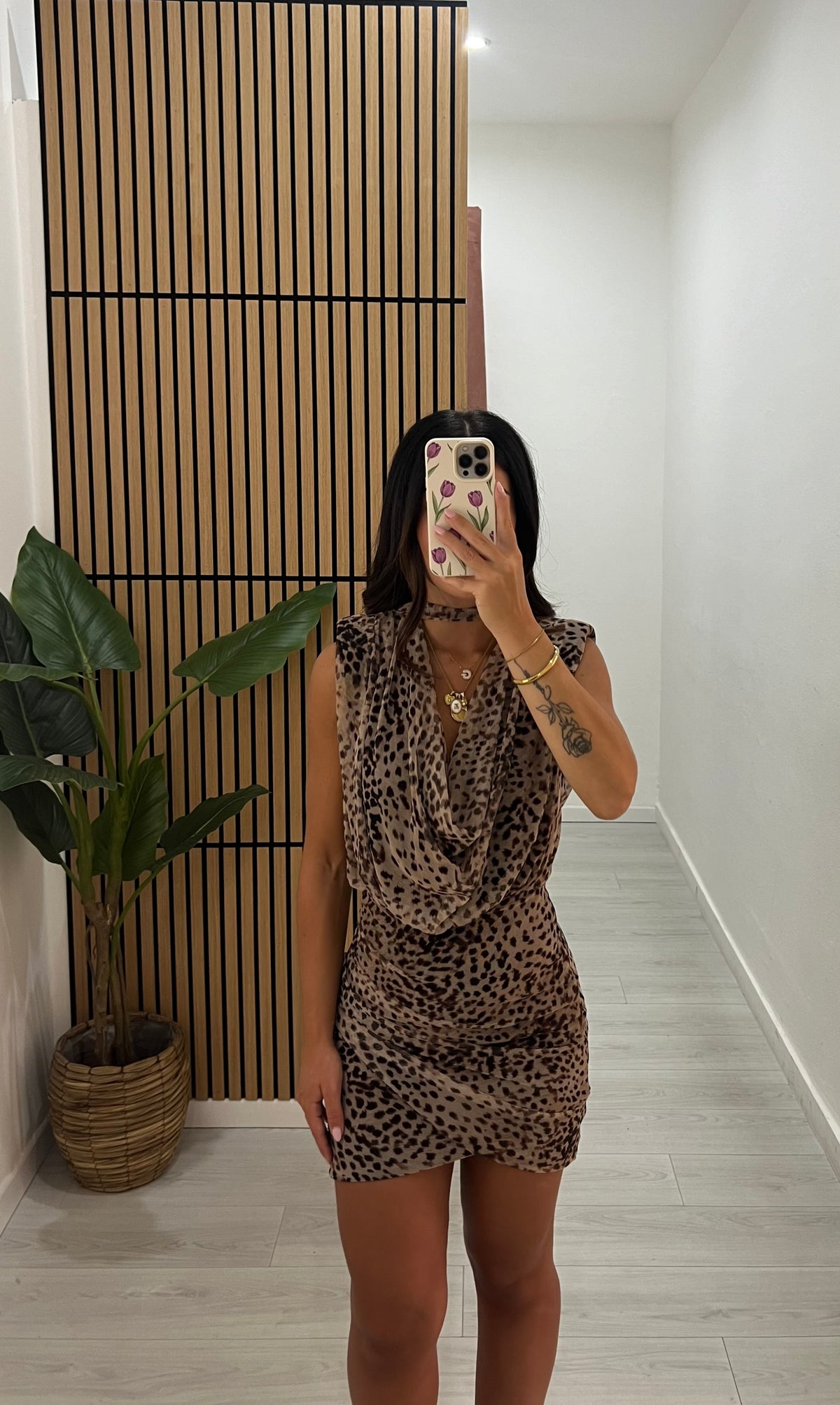 MINI DRESS ANIMALIER