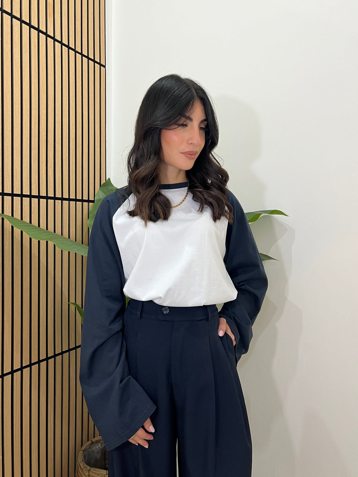 LONG SLEEVE BICOLOR