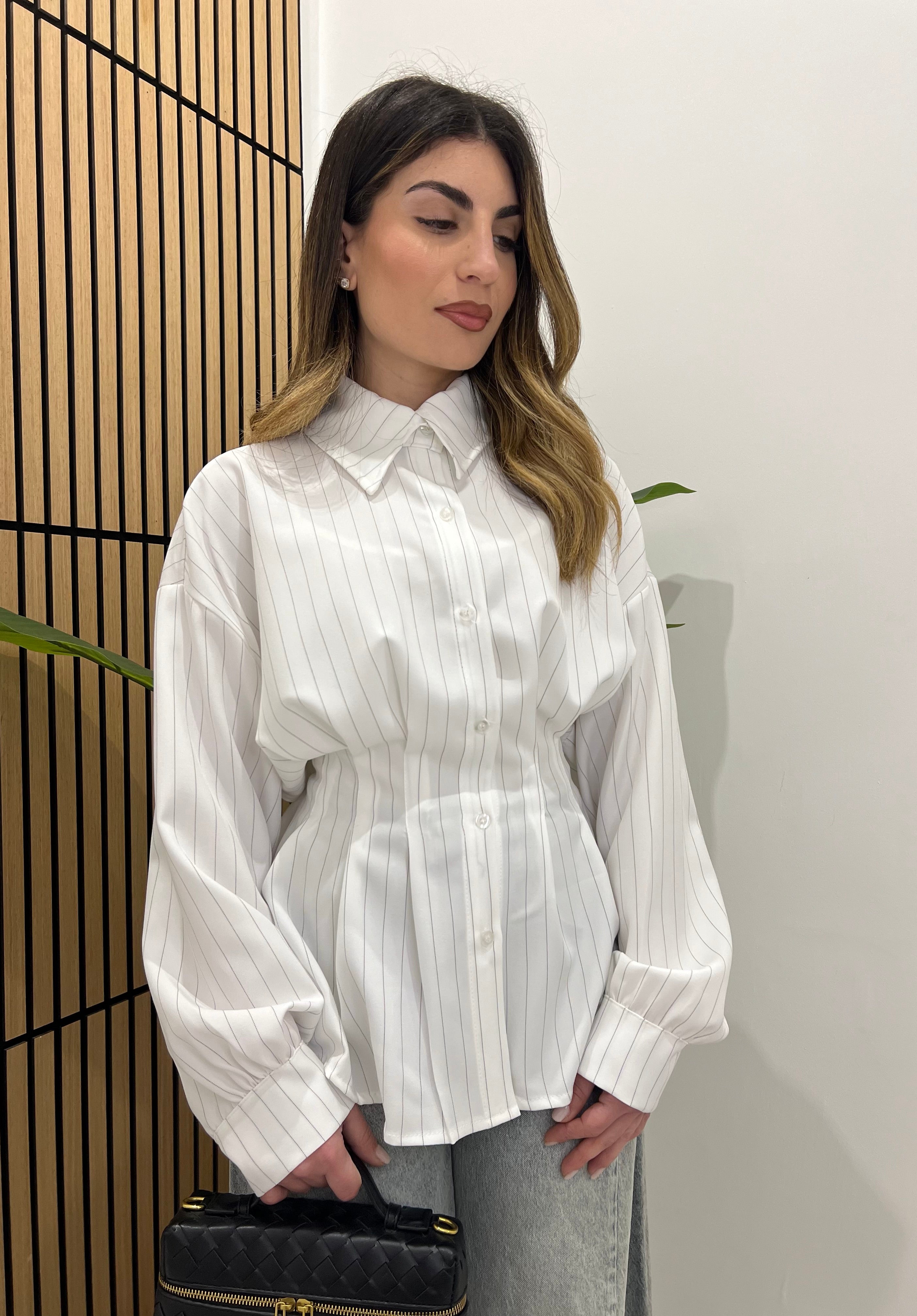 CAMICIA GESSATA BIANCA