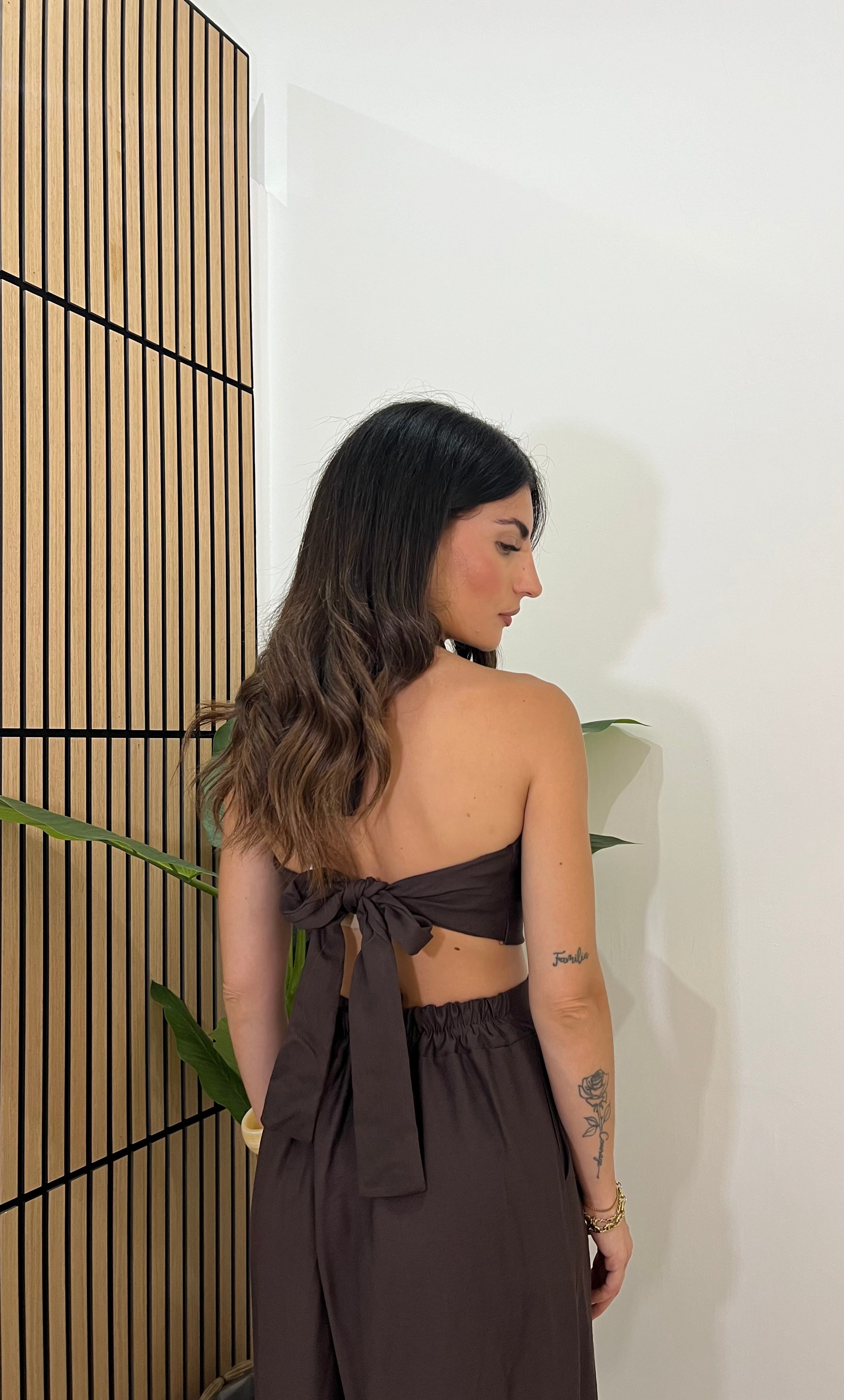 COORDINATO CROP TOP