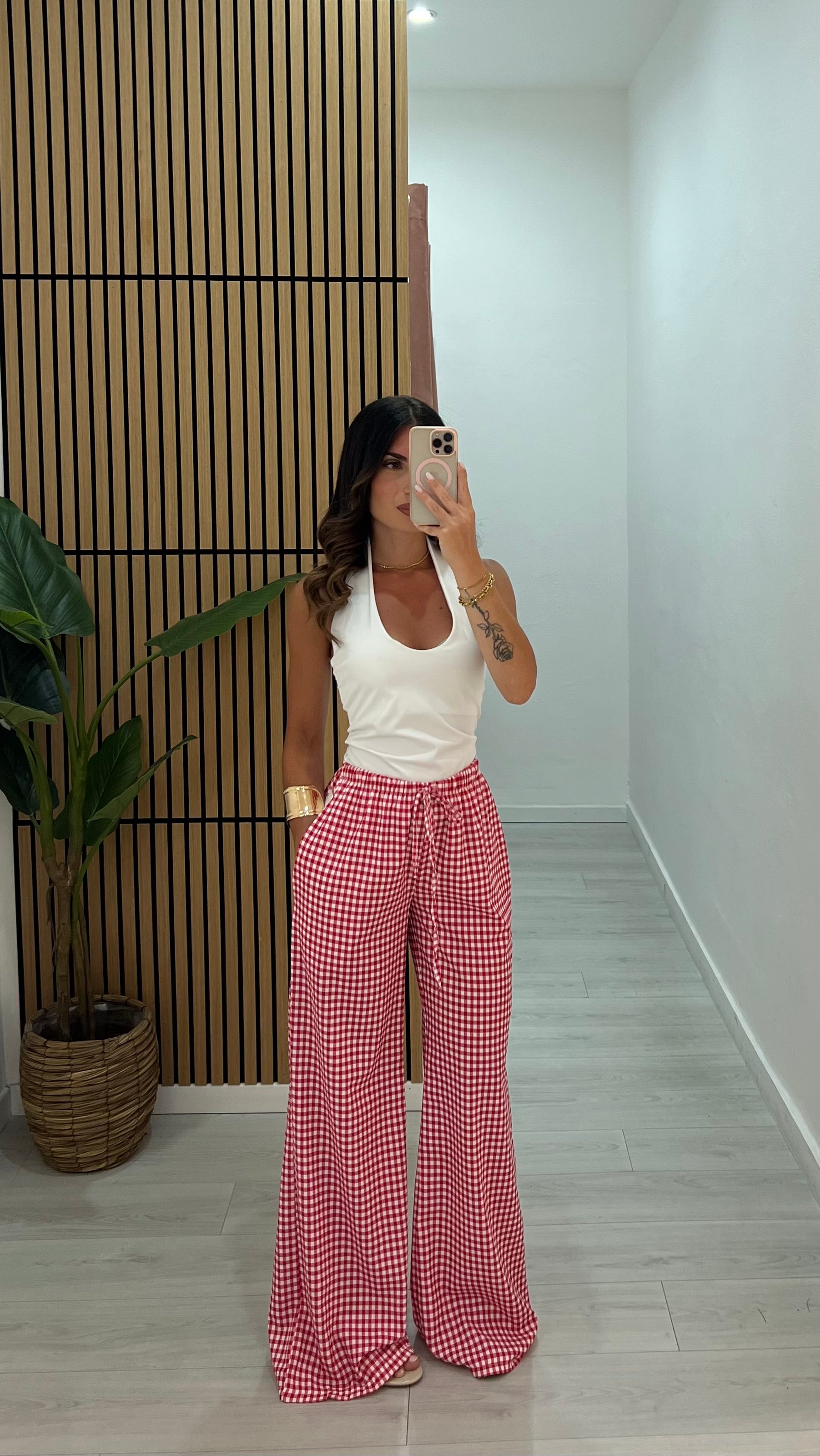 PANTALONI VICHY