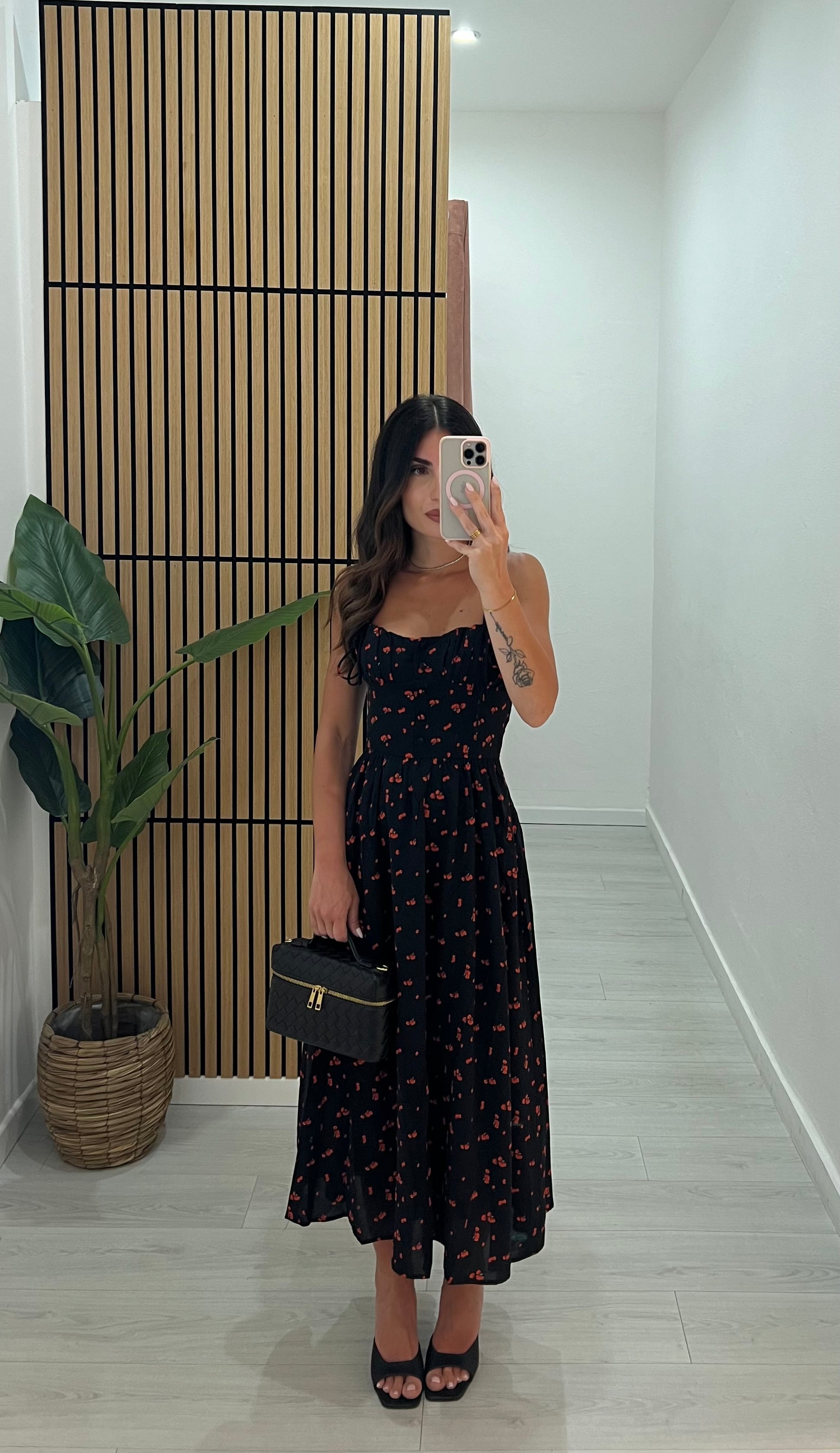 DRESS MIDI FLOWER