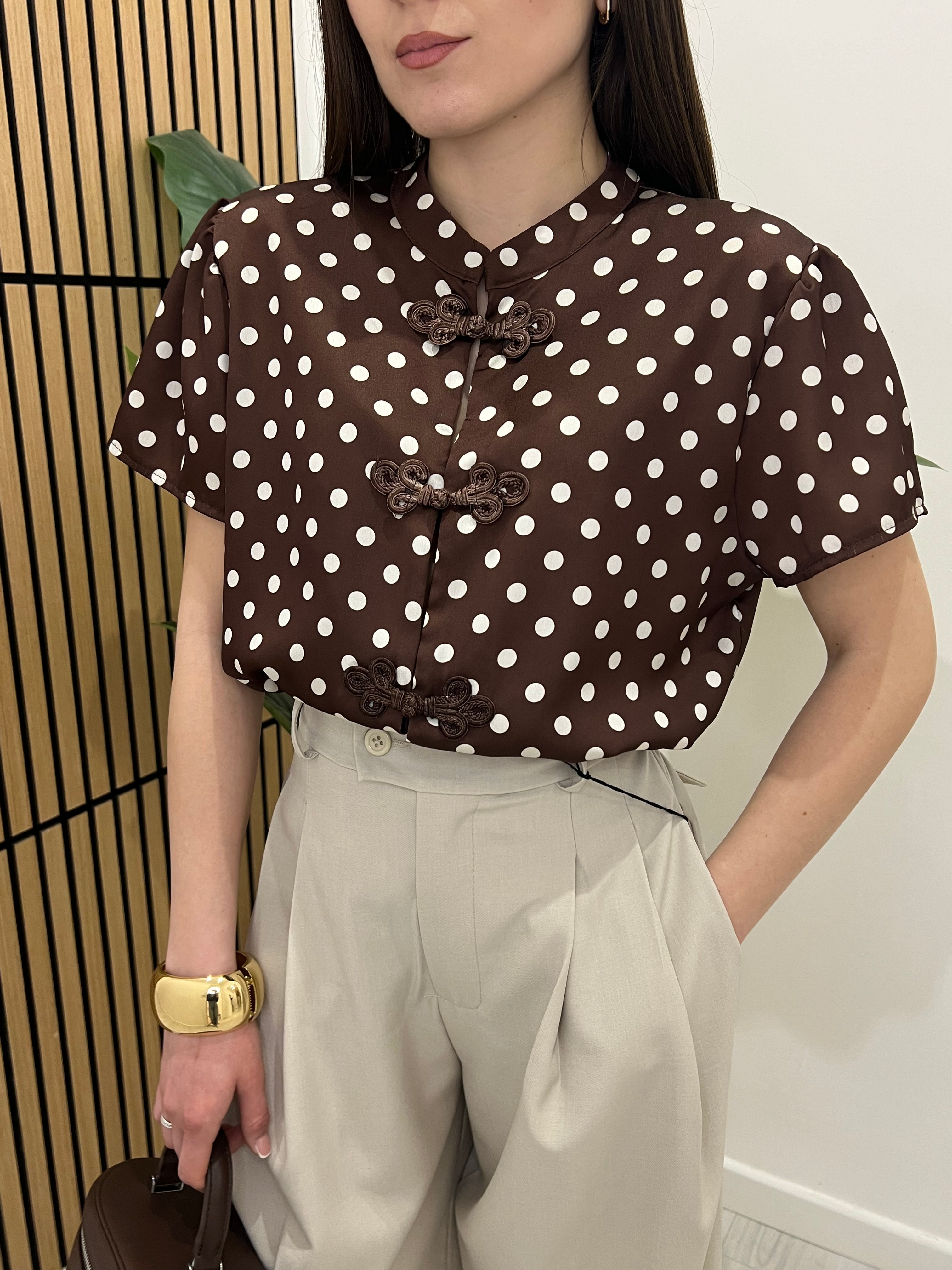 CAMICIA GIAPPONESE POIS
