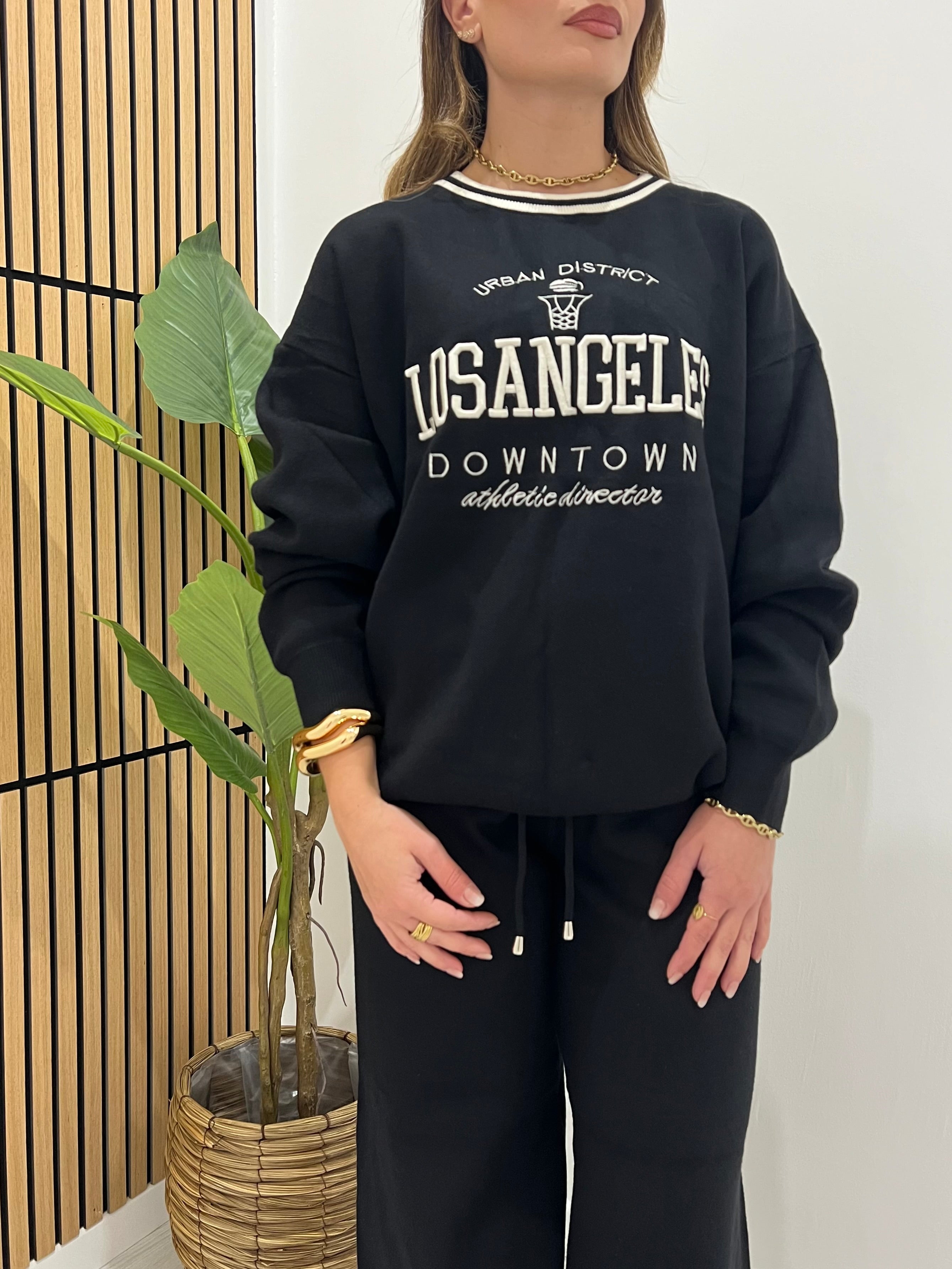 COORDINATO COLLEGE NERO