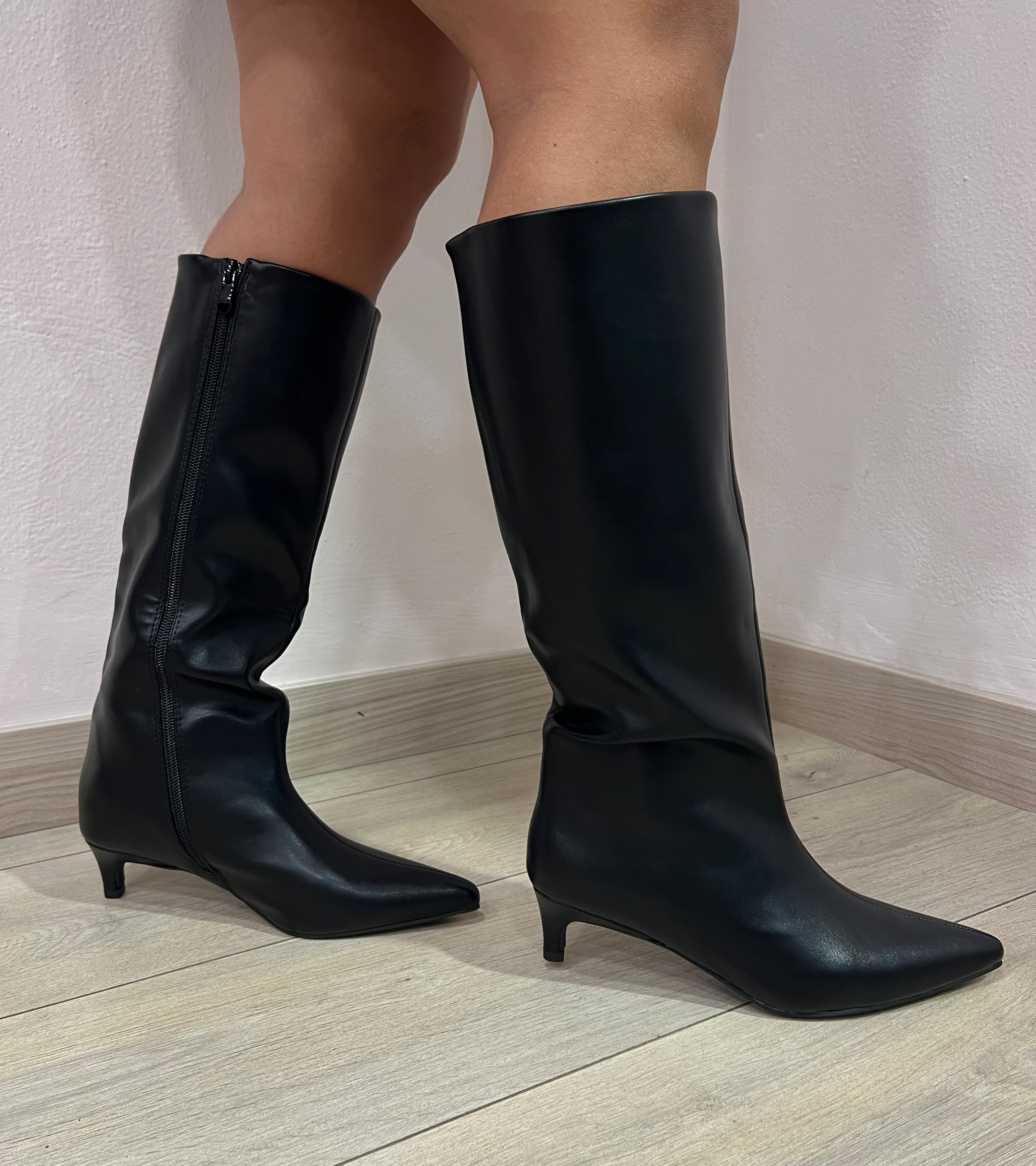 Stivali tacco kitten